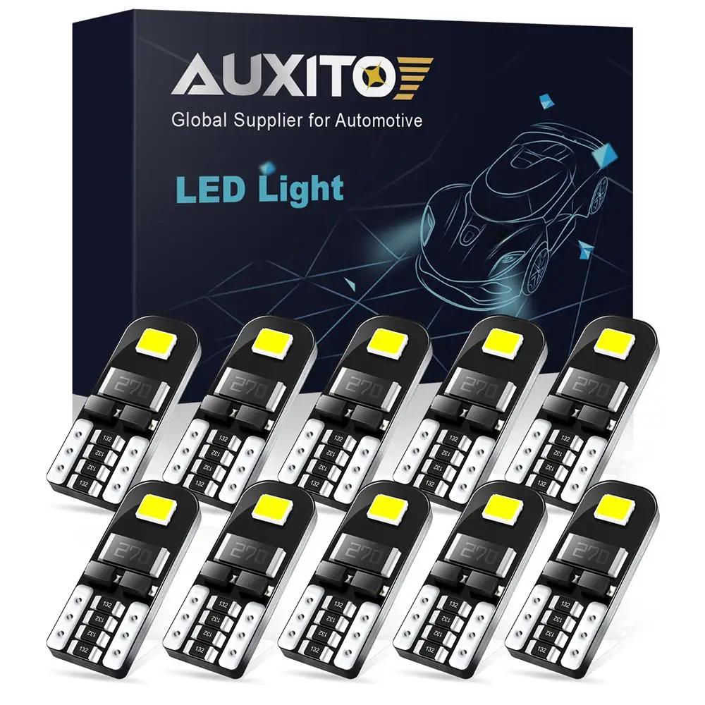 AUXITO-ڵ ׸ , T10 W5W LED Canbus , 168 2825 194 LED , 6000k ȭƮ ڵ ȣ , , 10 